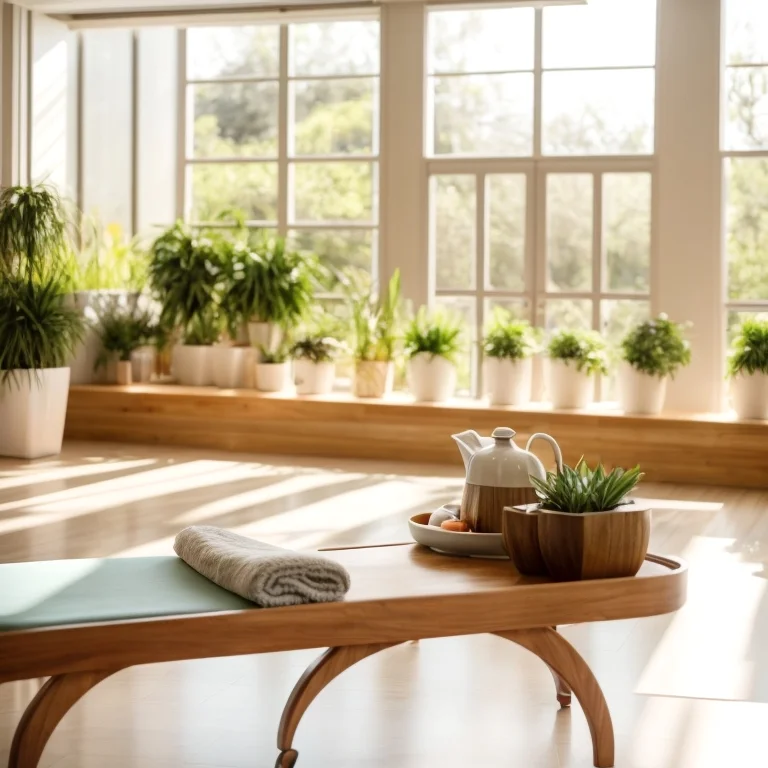 Senior group yoga session outdoors